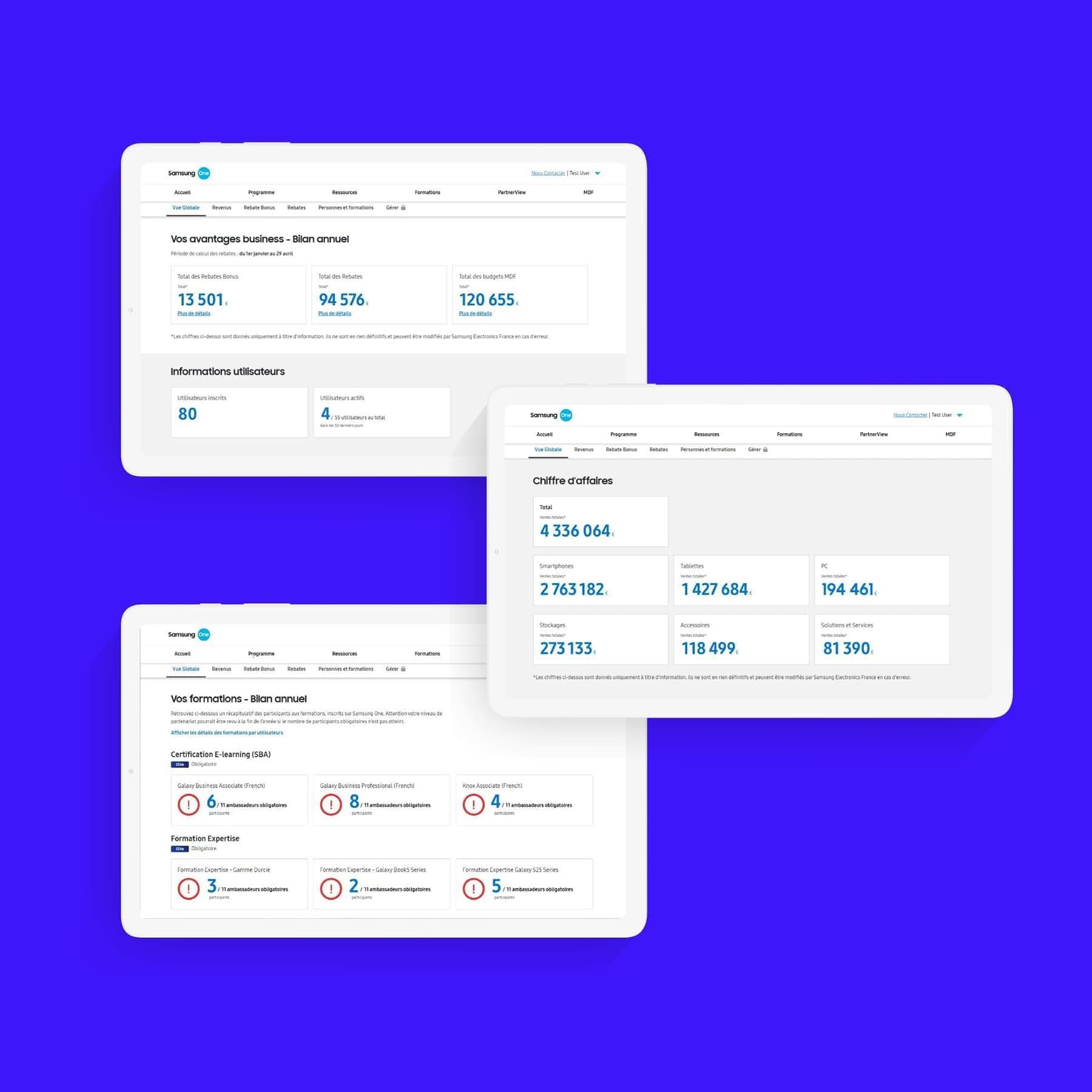 PartnerView French interface